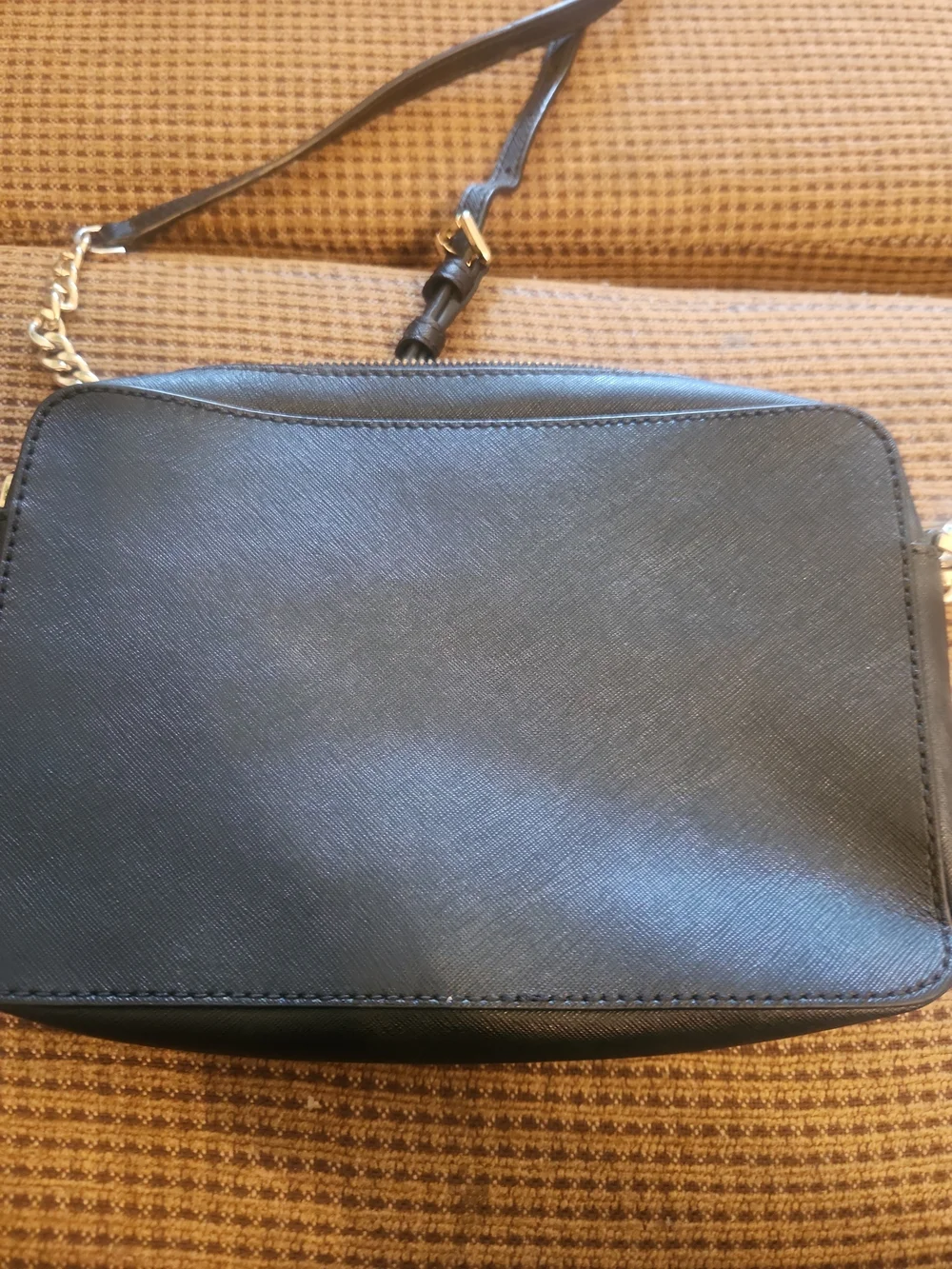 Michael Kors Black Saffiano Leather Crossbody Bag